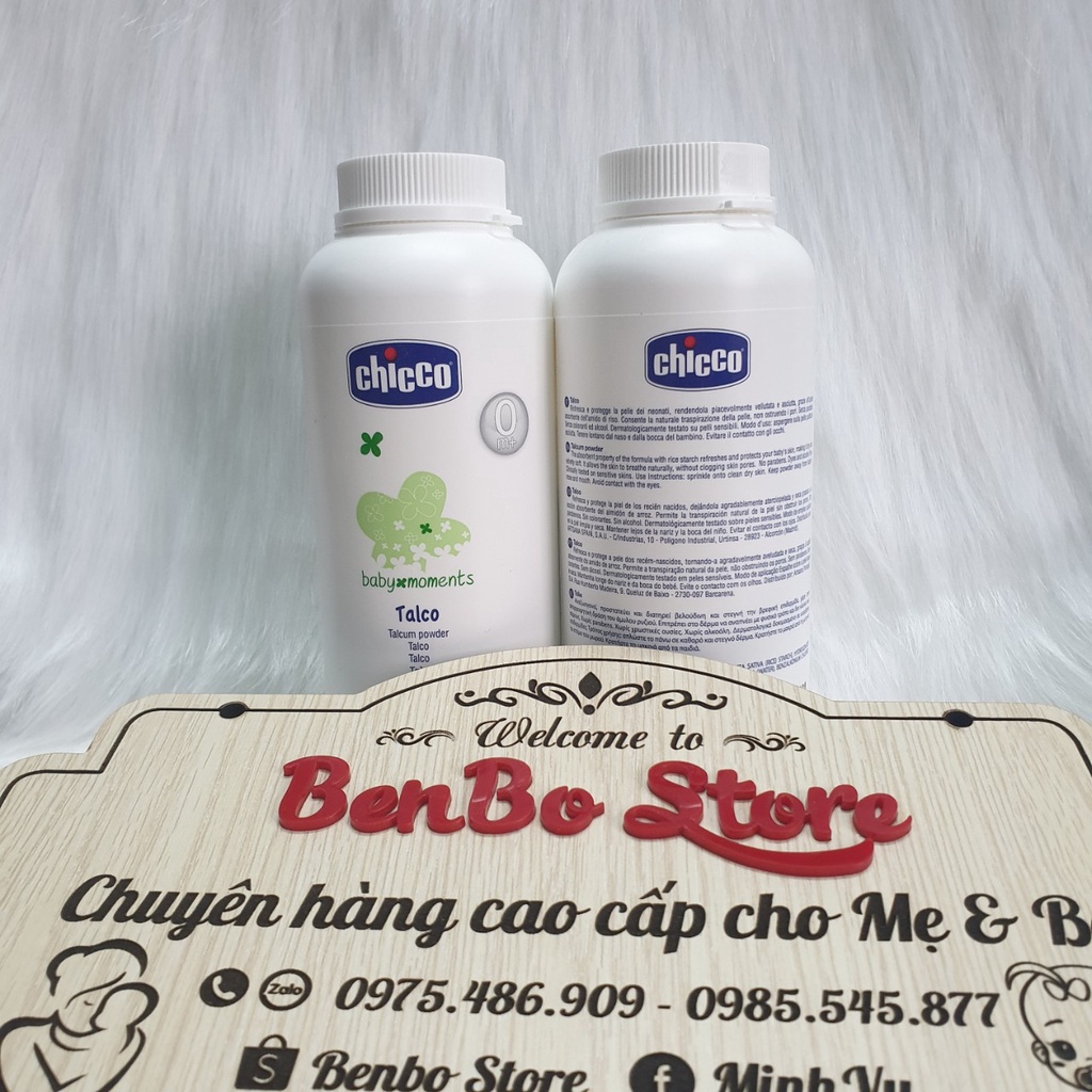 Phấn Rôm Tinh Bột Gạo Chicco cho bé 0M+