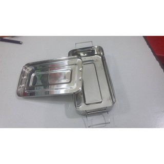 Hộp hấp inox có khóa