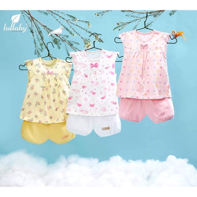 Bộ chữ A cộc tay Lullaby 3M-4Y