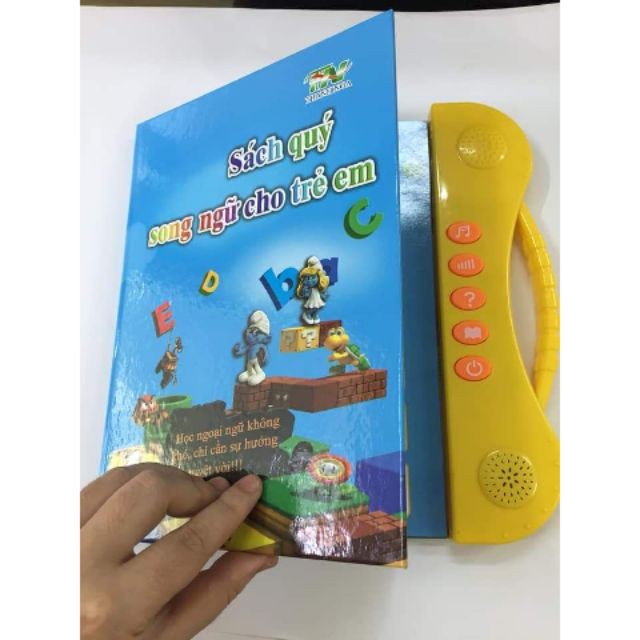 Sách song ngữ cho trẻ em - Chất liệu nhựa - Giúp trẻ học tốt Tiếng Anh