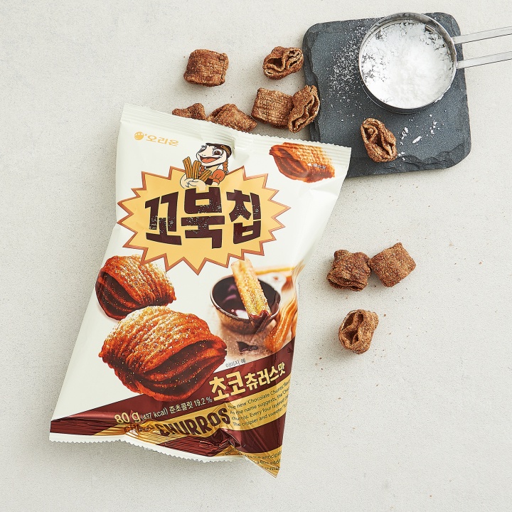 Bánh Snack Churros Chocolate Kkobukchip Orion 80g - (오리온) 꼬북칩 초코츄러스맛 - Bim bim Socola Hàn Quốc - Hàng nội địa Hàn Quốc