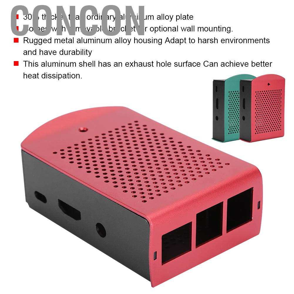 CONCON Motherboard Case for Raspberry Pi  Aluminum Alloy Board