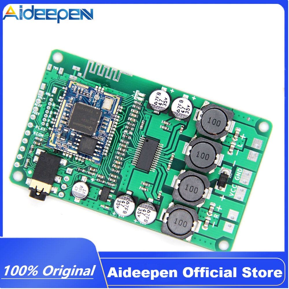 Bảng Mạch Khuếch Đại Âm Thanh Kết Nối Bluetooth 5.0 2x10W / 15W QCC3031 / QCC3034 Hỗ Trợ SBC / Ac / APTX / APTX / APTXLL / APTXHD