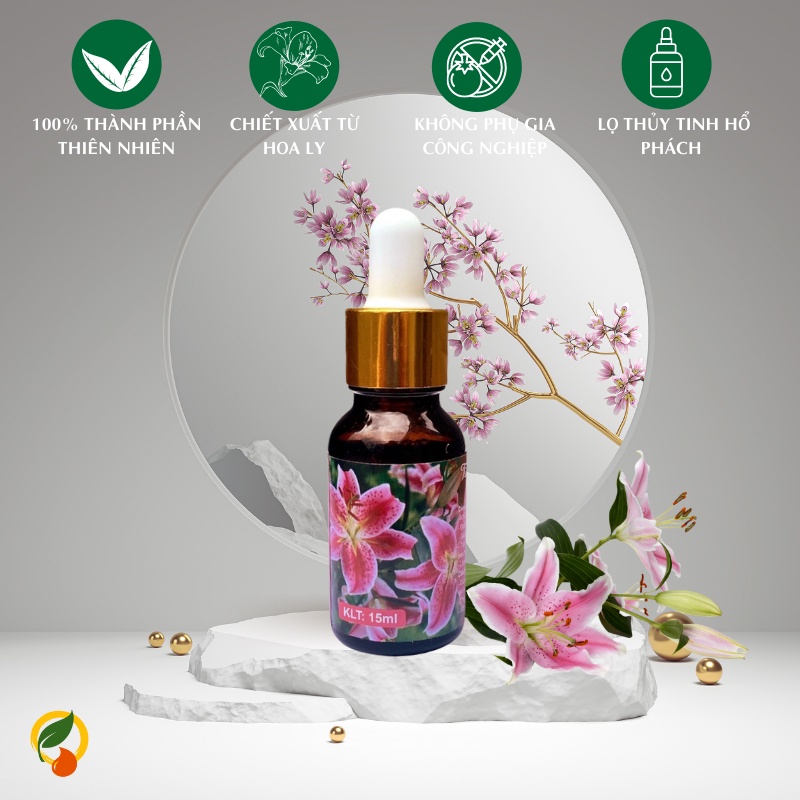 Tinh dầu Hoa Ly essential oil giúp khử mùi, thơm phòng - 10ml