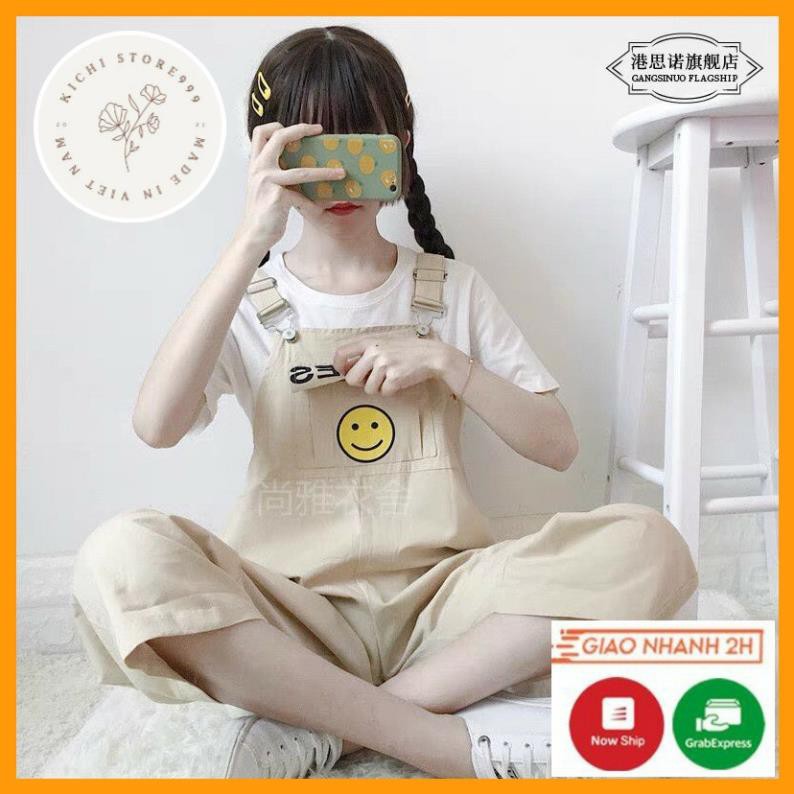 Quần Yếm Dài thiết kế Kichistore , Yếm Jean ống suông chất vải cao cấp nữ MY111 xịn | BigBuy360 - bigbuy360.vn
