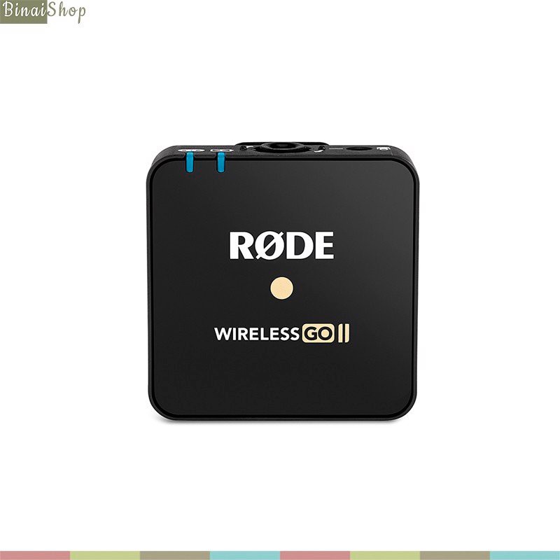 Rode Wireless GO II - Micro Thu Âm Không Dây Cao Cấp Cho Máy Ảnh, Tự Động Lưu Bản Ghi, Hoạt Động 7 Giờ