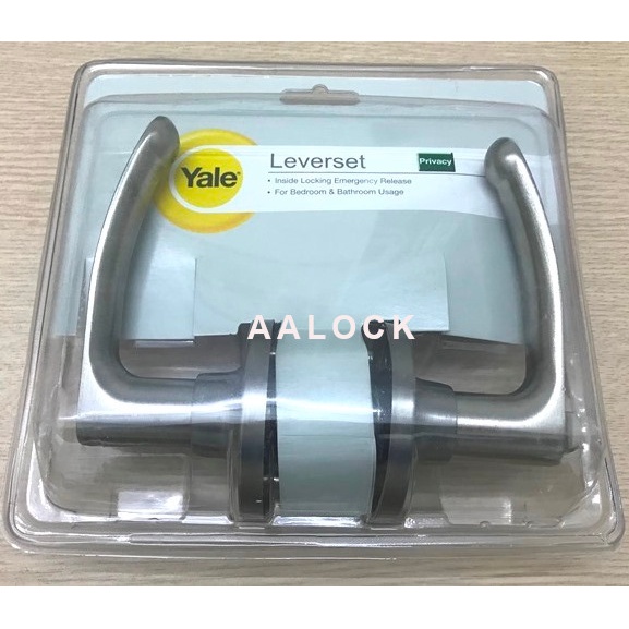 Khóa tay gạt Yale VL5362 US15 cho cửa WC- loại khoá cửa tay gạt cao cấp- NPP AALock