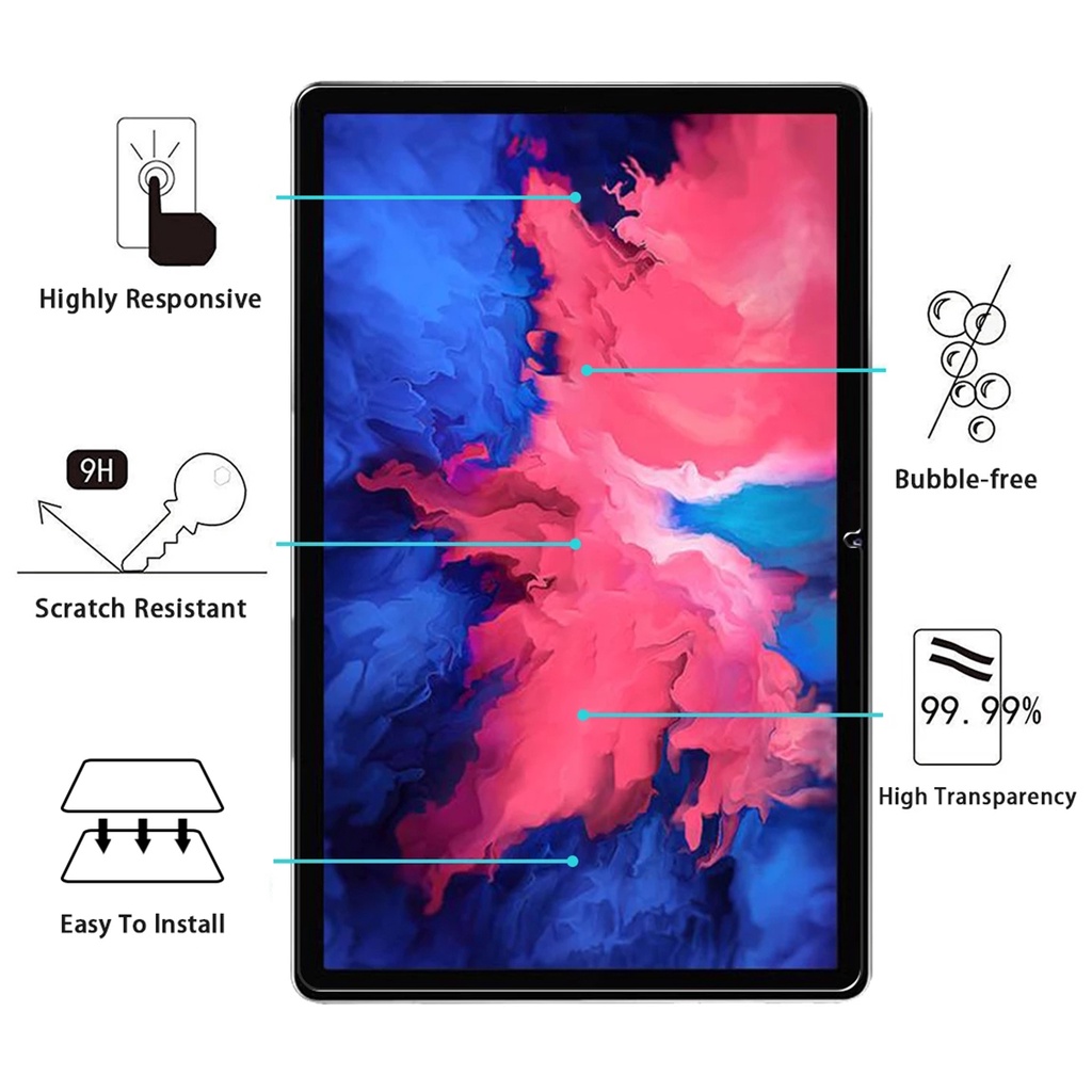 Kính Cường Lực HD Chống Trầy Cho Lenovo Tab P11  Pro Plus 11.0 "11.5" XiaoXin Pad 10.6 "2022 / 128 / TB-J606 / 607 / 616 / 706 / 716 / 125 /