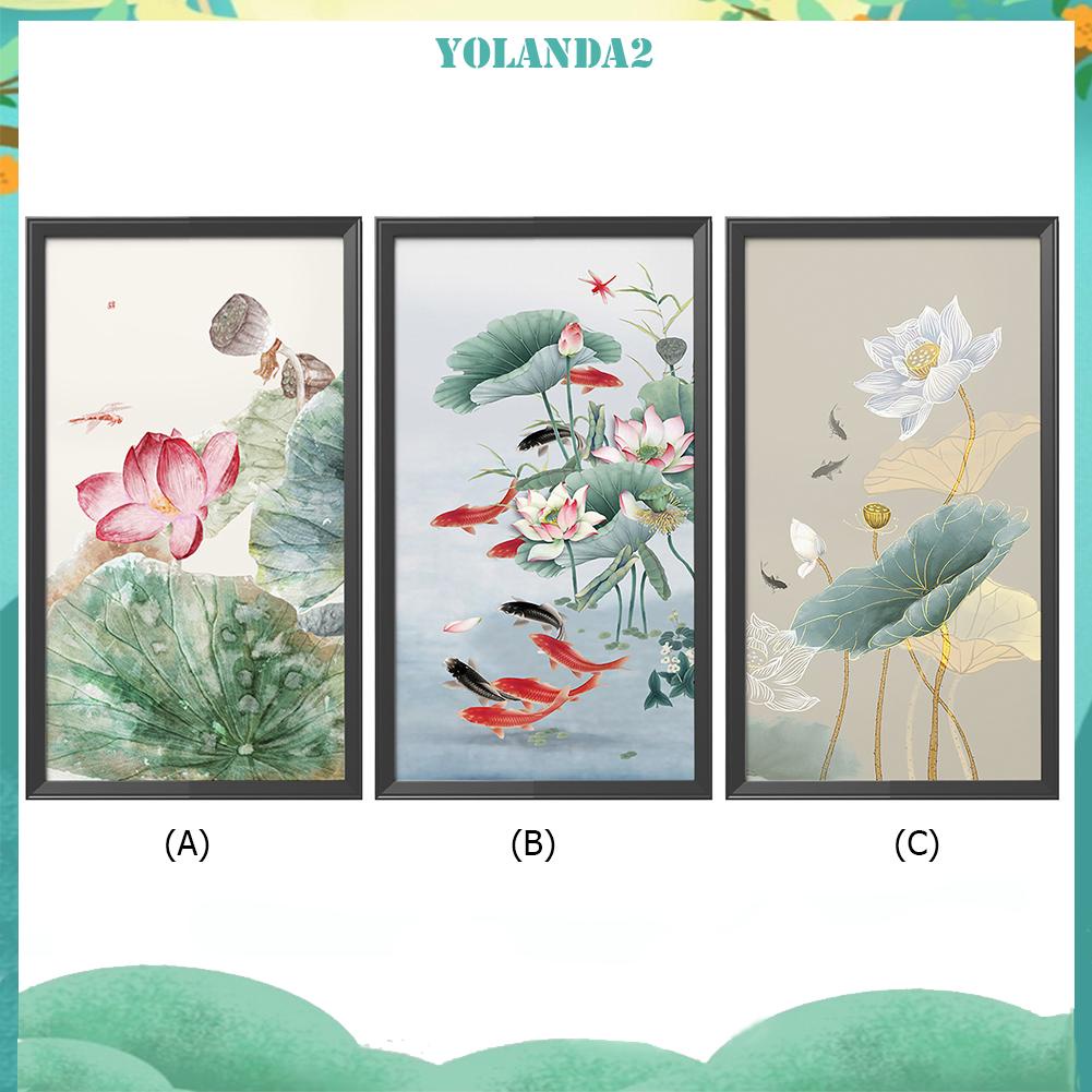 Toàn Bộ Bộ Tranh Thêu Chữ Thập 11CT Hình Lá Sen