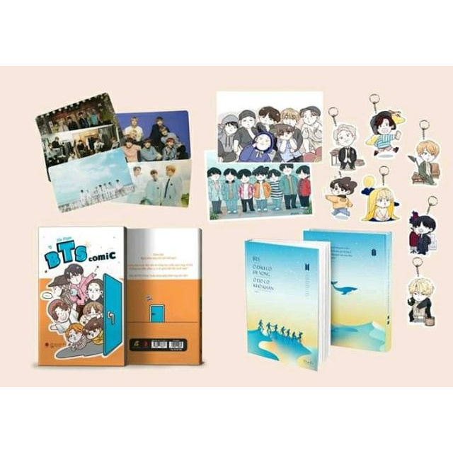 Sách - Combo BTS Comic và BTS -Ở đâu có hy vọng ở đó có khó khăn | BigBuy360 - bigbuy360.vn