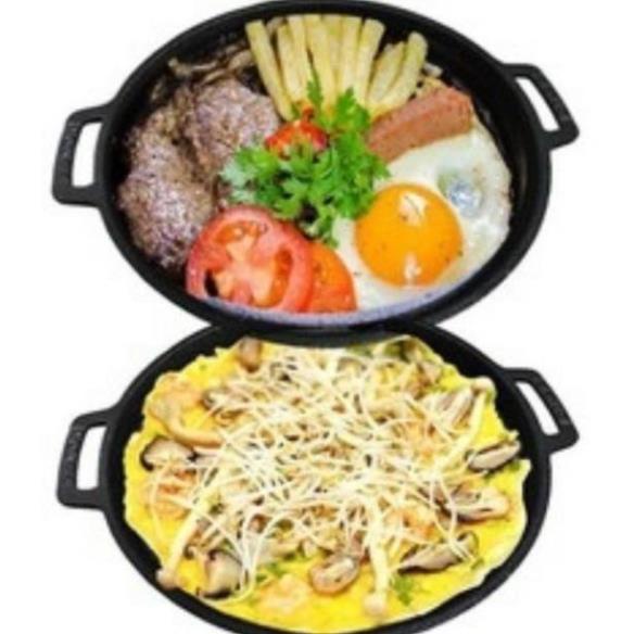 Chảo chống dính chất liệu gang ĐỔ BÁNH XÈO hàng loại 1