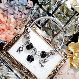 Charm bạc thái 🖤freeship🖤 đen huyền bí