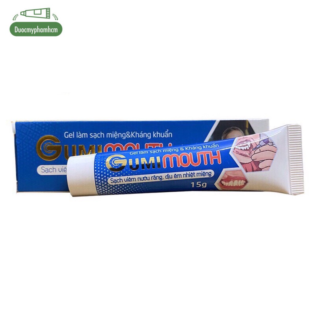 Gel Gumimouth - Sạch Viêm Nướu Răng &amp; Dịu Êm Nhiệt Miệng Tuyp 15g