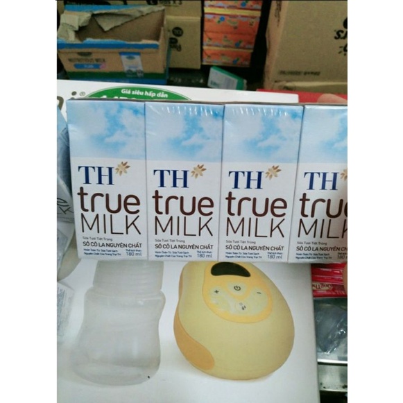 Sữa TH true milk 1 lốc 4 hộp 180ml