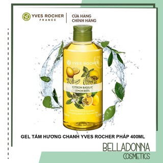 [CHÍNH HÃNG] Gel Tắm Hương Chanh Và Húng Quế Yves Rocher Lemon Basil Energizing Bath & Shower Gel 400ml