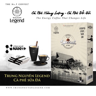 Cà phê legend sữa đá trung nguyên _ hộp 9 gói
