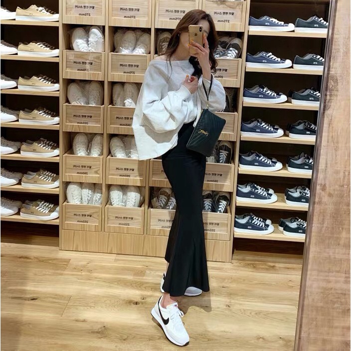 Chân váy đuôi cá dáng dài chất len tăm dày dặn co giãn, Chân váy siêu hot | BigBuy360 - bigbuy360.vn