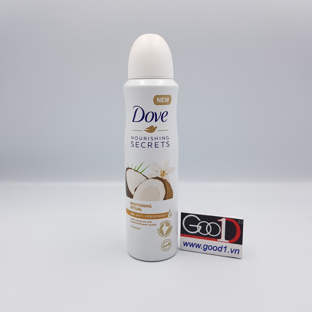 Xịt khử mùi toàn thân Dove 150ml USA