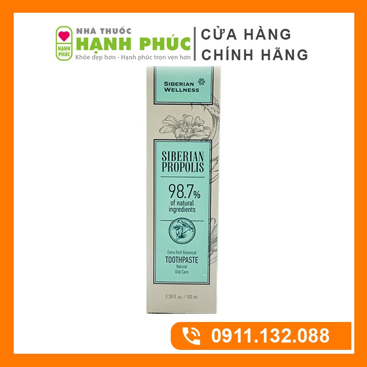 Kem Đánh Răng Thảo Dược Keo ong Siberi – 100mg- Siberian Propolis Extra