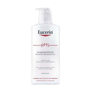 Sữa tắm dạng gel cho da nhạy cảm không mùi pH5 Washlotion 400ml Eucerin