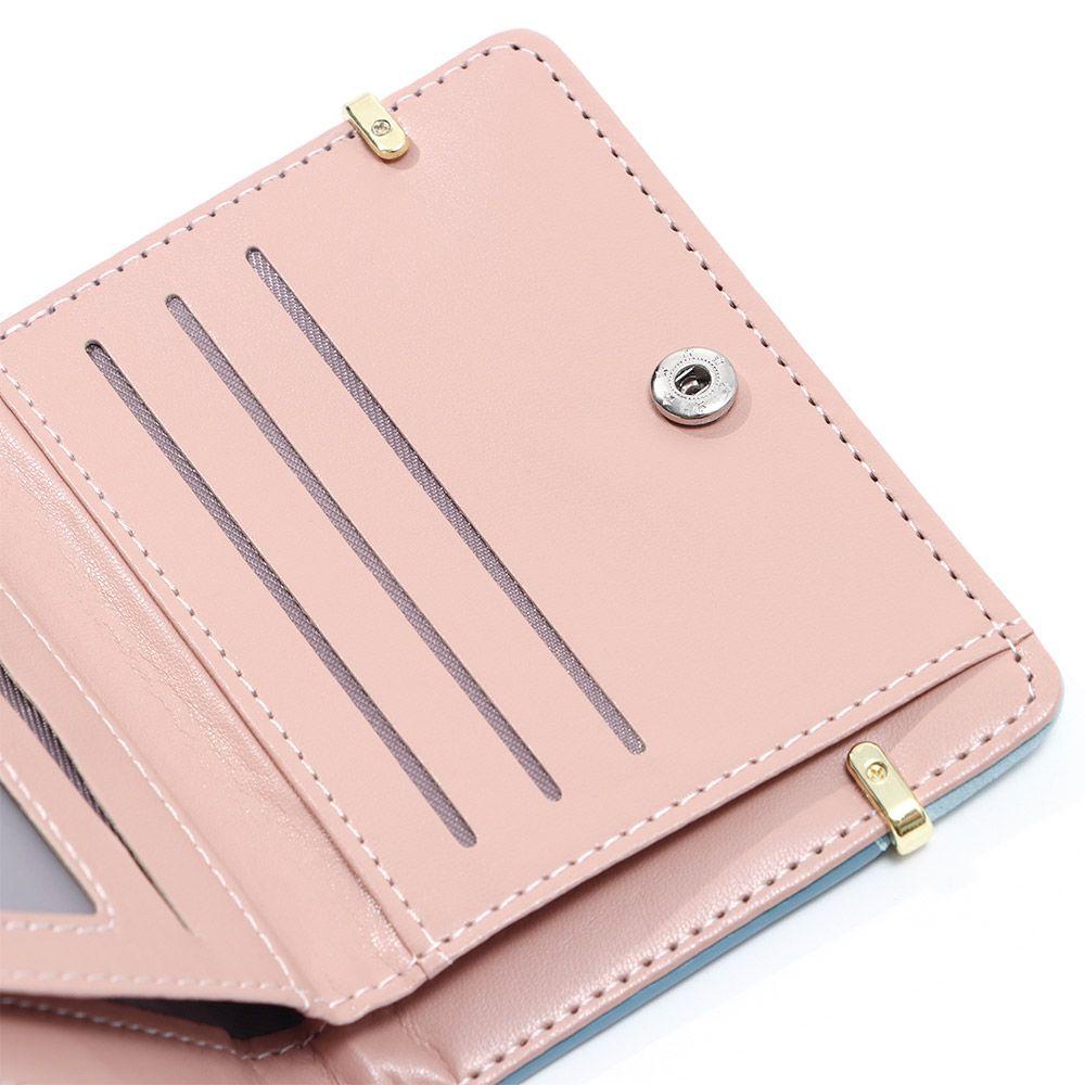 DIACHAVN Ví Ngắn Đựng Thẻ Cỡ Nhỏ Chuyên Dùng Cho Nữ Giá Đỡ