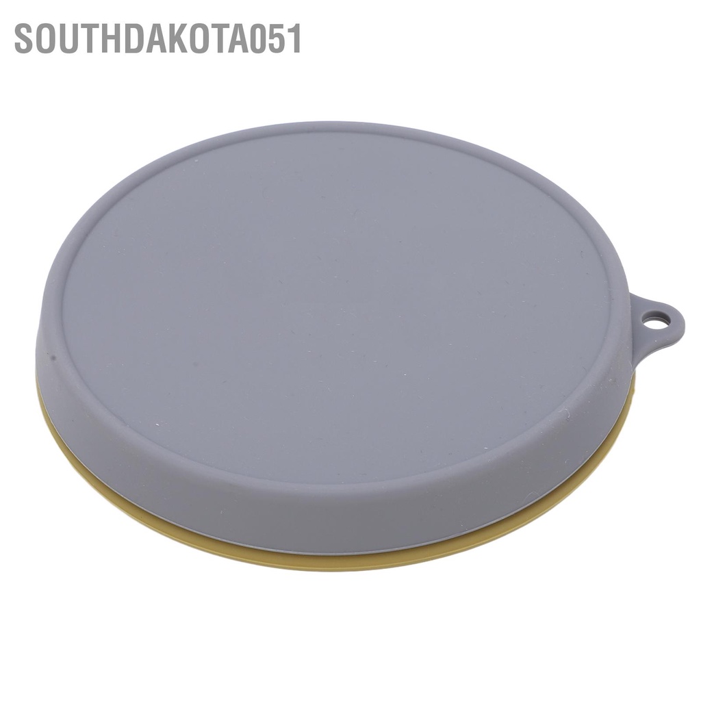 Southdakota051 Bát cắm trại có thể gập lại được bằng silicon Gấp Đồ dùng di động cho du lịch đi bộ đường dài ba lô