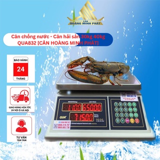 [ HÀNG ĐÀI LOAN ] Cân Tính Tiền Điện Tử Chống Nước 30kg/40kg QUA832 - Phím Tiếng Việt. BH 2 Năm