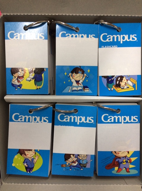 [Mã LIFEBOOK2 giảm 10% đơn 0Đ] Tập thẻ ghi nhớ Flashcard Campus size M