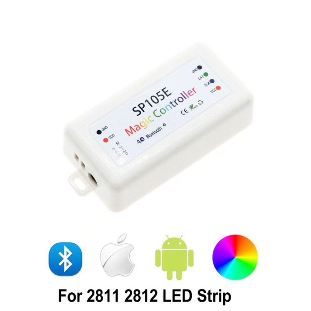 Dây Đèn Led 1-5m Dc5v Ws2812b 60 Pixels / Leds / M Ws2812 Ic 5050 Rgb + Điều Khiển Led