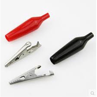 cặp Kẹp Cá Sấu 2.8cm / 3.5cm / 4.5 cm (đỏ + đen)