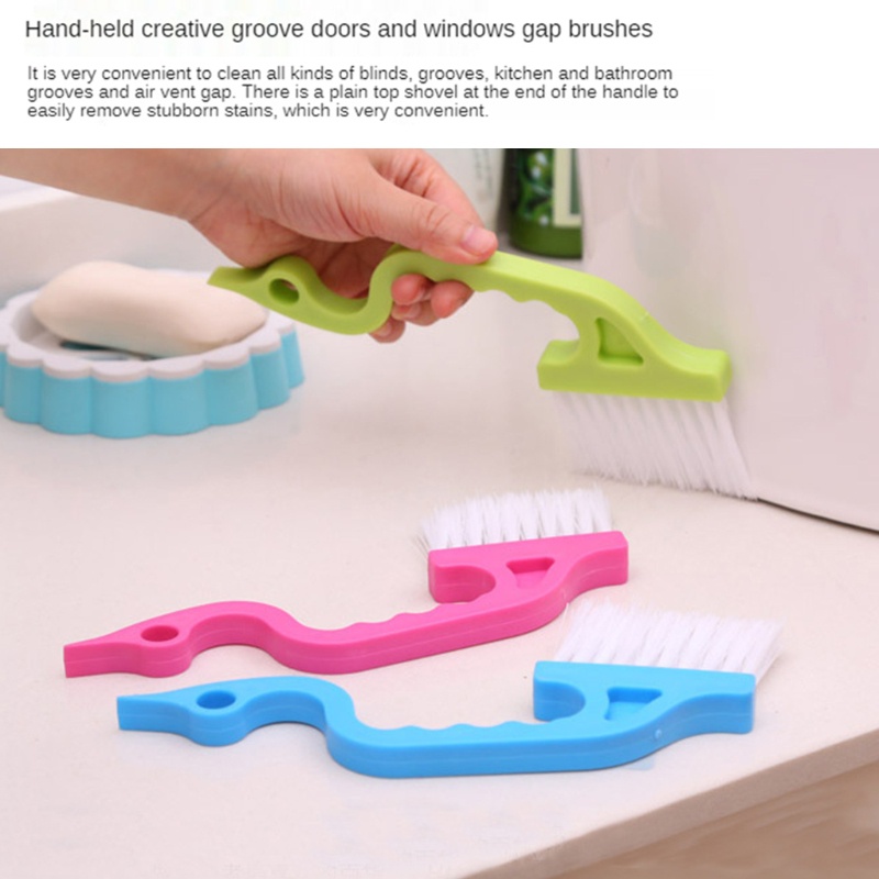 Chổi Vệ Sinh Rãnh Cửa Trượt Tay Cầm Hình Thiên Nga Sáng Tạo