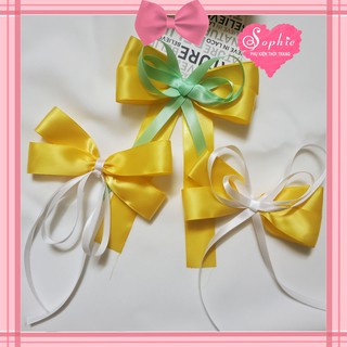 🎀 Kẹp nơ [BST các mẫu MÀU VÀNG ] nhiều mẫu xinh xắn kẹp tóc Sophie Store