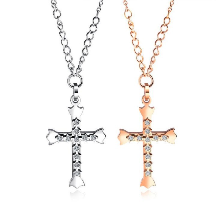 Dây Chuyền Thánh Giá Titan Cao Cấp TT 1609