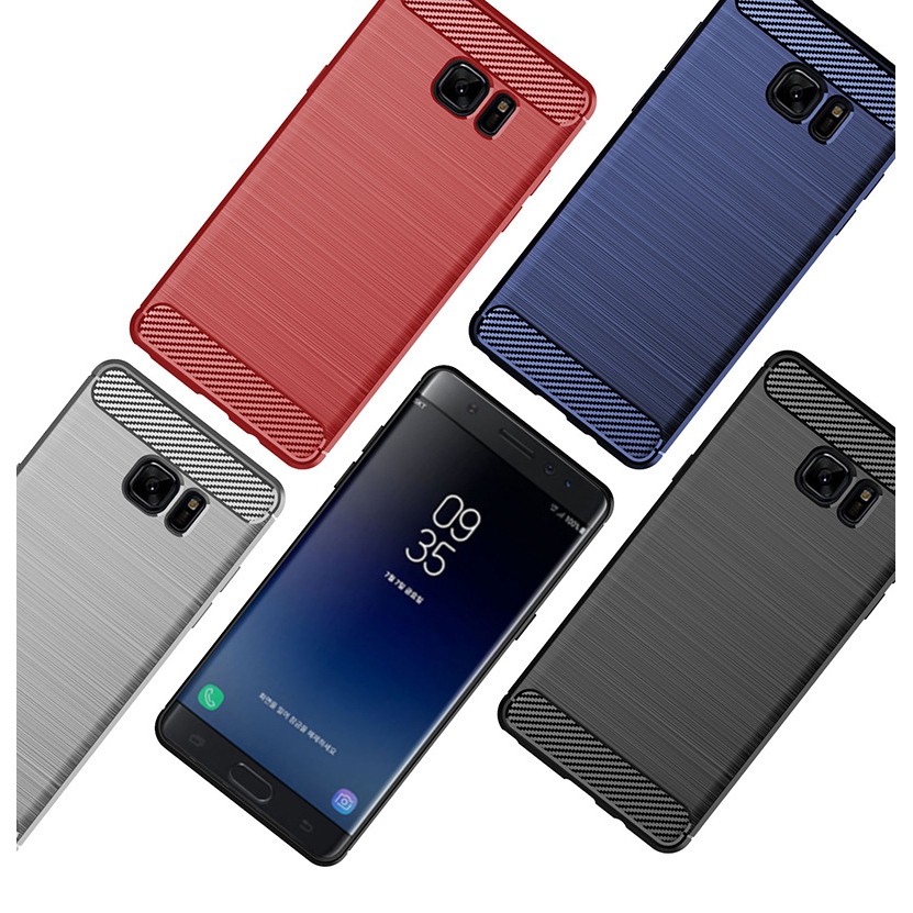 Ốp điện thoại màu trơn chất lượng cao bảo vệ tiện dụng cho Samsung Galaxy A3 A5 A7 2017 Note FE Fan Ed | BigBuy360 - bigbuy360.vn