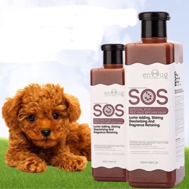 Sữa tắm cho chó SOS (các loại) - Chai 530ml, diệt bọ, rận, lưu hương 10 ngày, giúp lông mềm mượt