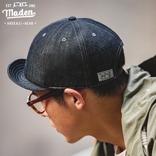  Mũ lưỡi trai MADEN cao bồi vành ngắn đỉnh nhọn phong cách Mỹ đi làm thời trang xuân thu đường phố retro thời trang 