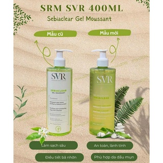 Sữa rửa mặt SVR Sebiaclear (mẫu mới)
