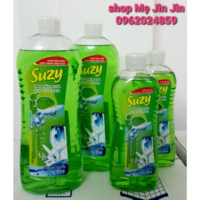 [CHÍNH HÃNG] Nước rửa chén bát SUZY 1000g - Thành phần HỮU CƠ, chất lượng NHẬT BẢN