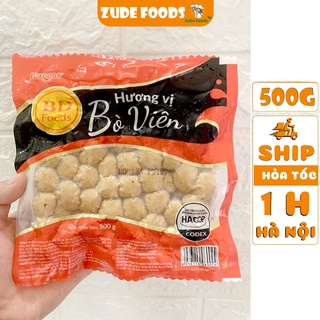 Bò viên chiên bd-foods, gói 500g thơm ngon, giòn ngọt, ship hỏa tốc hà nội
