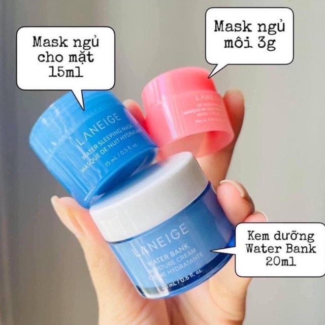 Set dưỡng Laneige 3 món mini date 2024