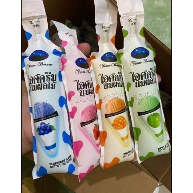Kem thạch thái siêu giòn ngon. 1 thùng 40c nặng 2,4kg