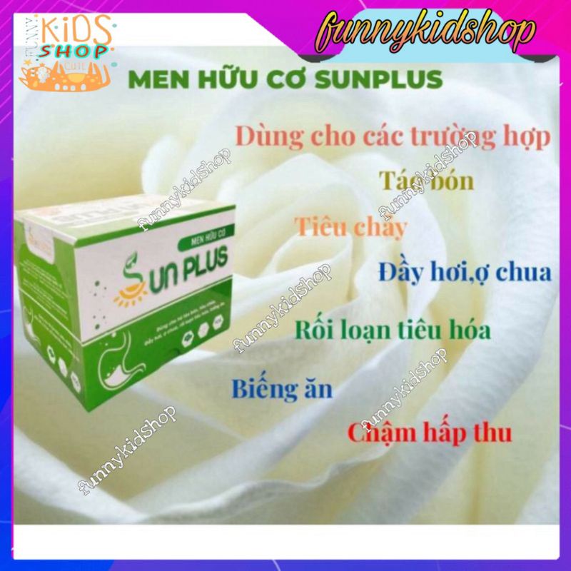 Men hữu cơ sunplus - men sống hữu cơ sunplus