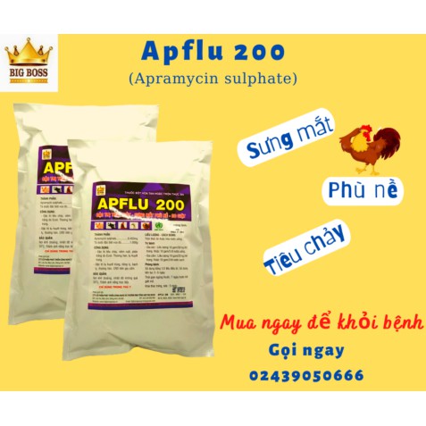 APFLU 200 – Đặc trị tiêu chảy – sưng mắt – phù nề