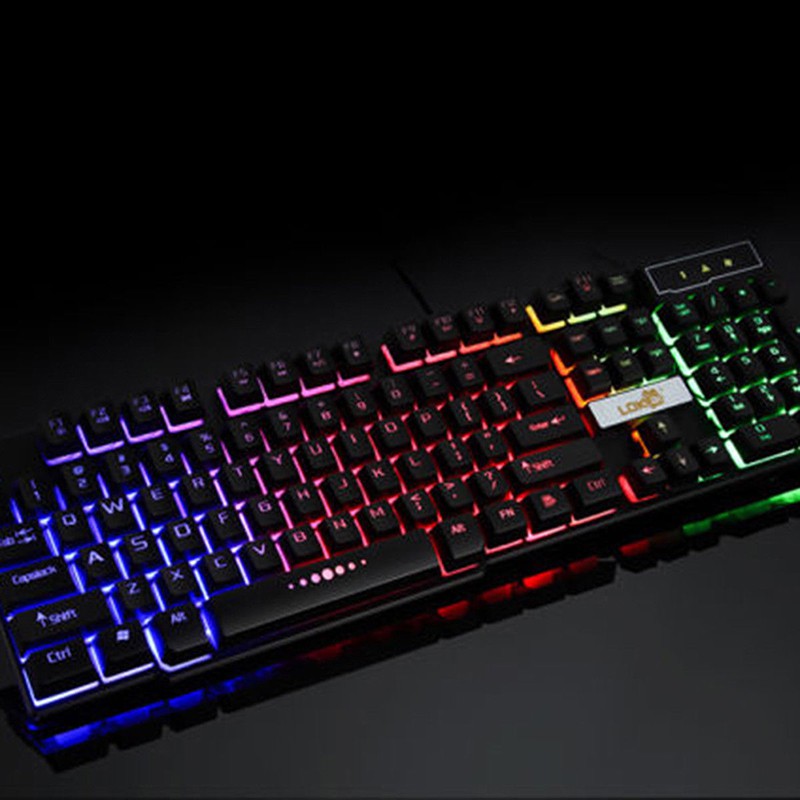 Bàn Phím Chơi Game Gắn Đèn Led Nhiều Màu Sáng Tạo