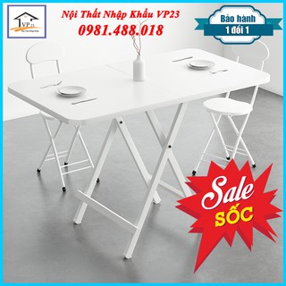 Bộ bàn ghế cafe nhập khẩu chất lượng cao, gấp gọn thiết kế sang trọng lịch sự, Bộ bàn ghế ăn gấp gọn tiện lợi