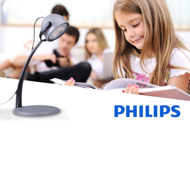 Đèn bàn led Philips Dyna hàng nhập ánh sáng trung tính