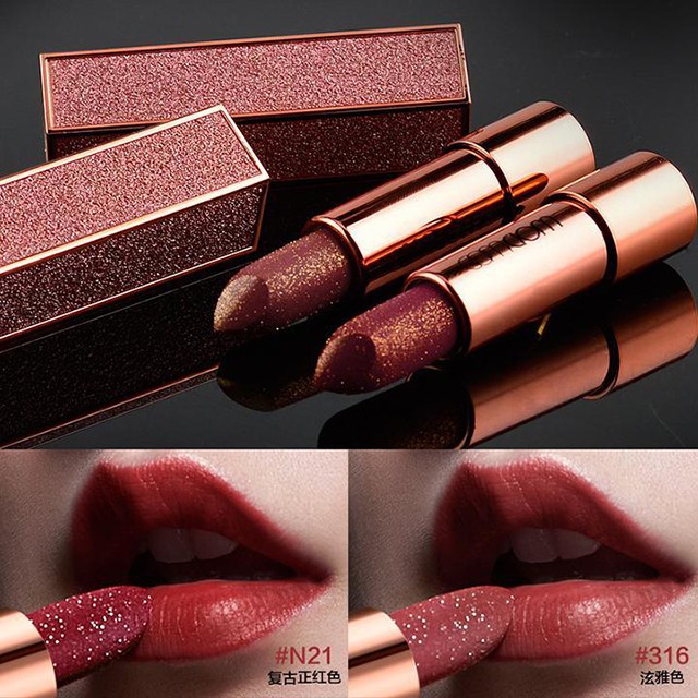 Son môi Vỏ Kim Tuyến WodWod Starry Lipstick