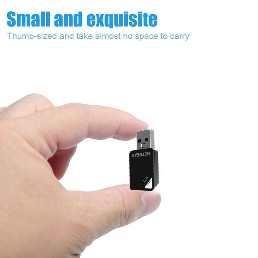Netgear A6100 AC600 Dual Wi-Fi USB Mini Adaptor Bộ 5Ghz dây không thu Y9L5 | BigBuy360 - bigbuy360.vn