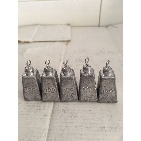 Chì vuông có móc đủ cỡ từ size 35gr--150gr