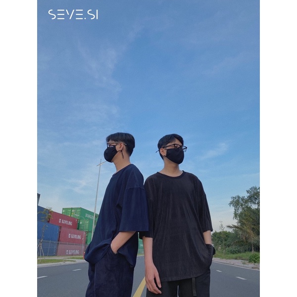 Áo Thun Dập Ly - Màu Xanh Navy - SEVE.SI